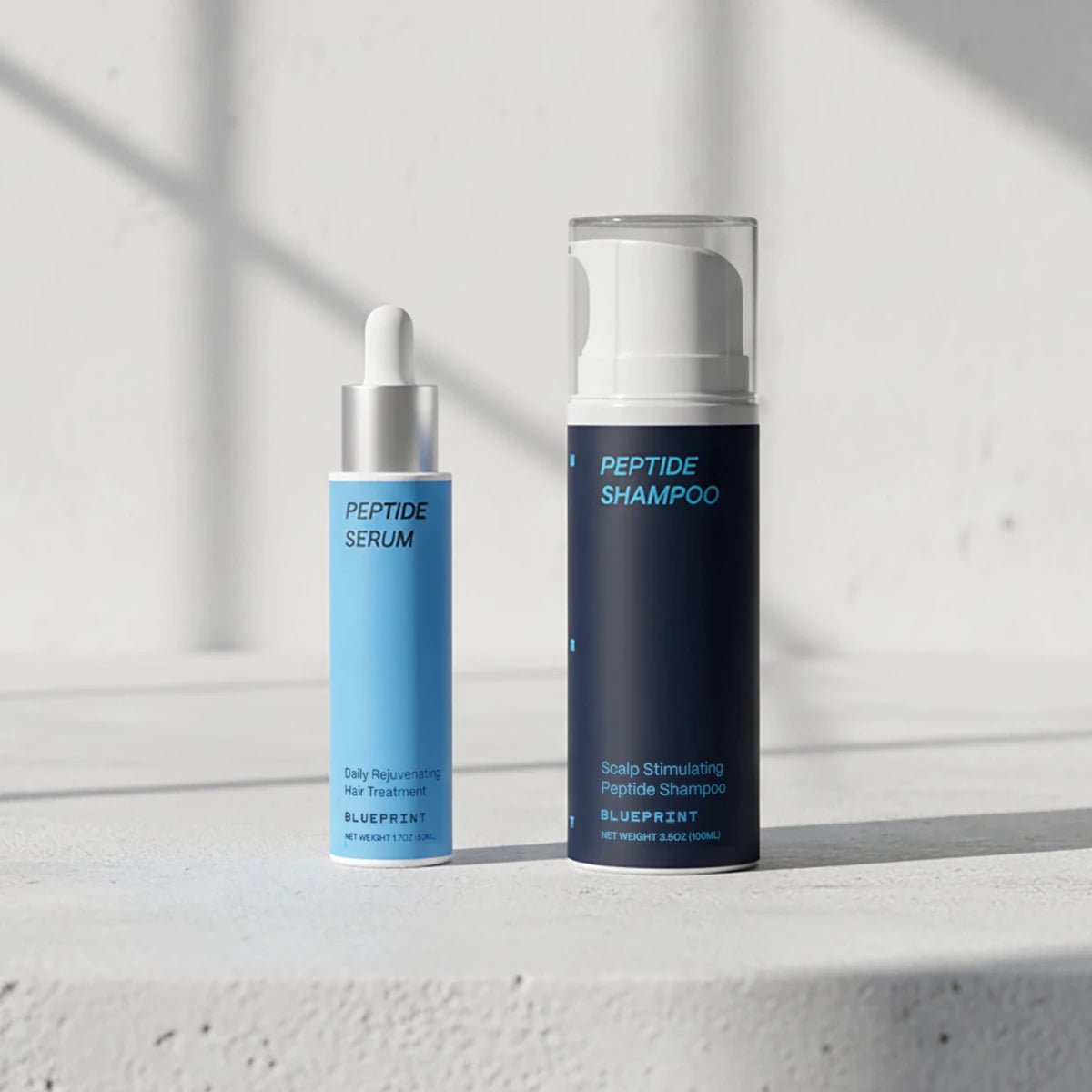 Blueprint Peptide Haircare Shampoo and Serum