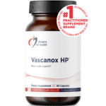 Vascanox HP® från Designs for Health - 60 vegan-kapslar med rödbeta, svartvitlök och bär för NO-stöd