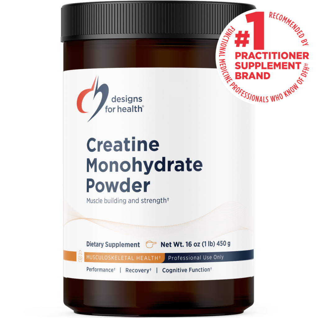 Creatine Monohydrate Powder från Designs for Health - 450 g mikroniserat kreatin