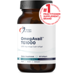 OmegAvail™ TG1000 från Designs for Health - 60 softgels med 1000 mg omega-3 i TG-form