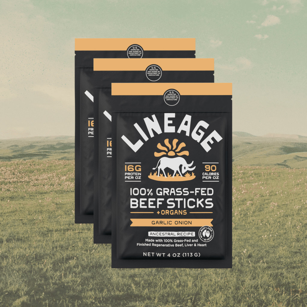 Lineage Ancestral Beef Sticks Garlic & Onion