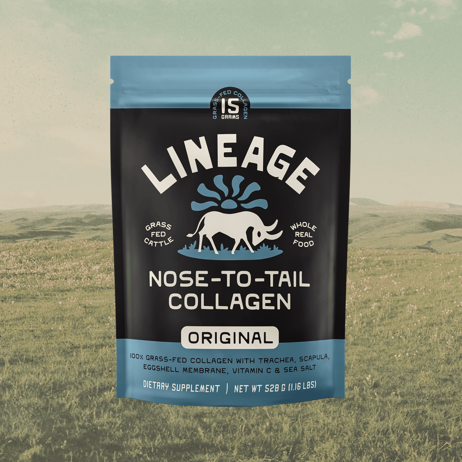 Lineage Nose-to-Tail Collagen - multi-typ gräsbetad kollagen