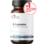 B-Supreme från Designs for Health - 120 vegetariska kapslar med komplett B-vitamin-komplex