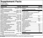 Supplement Facts för Primal Multi™ - 30+ vitaminer, mineraler och fytonutrienter