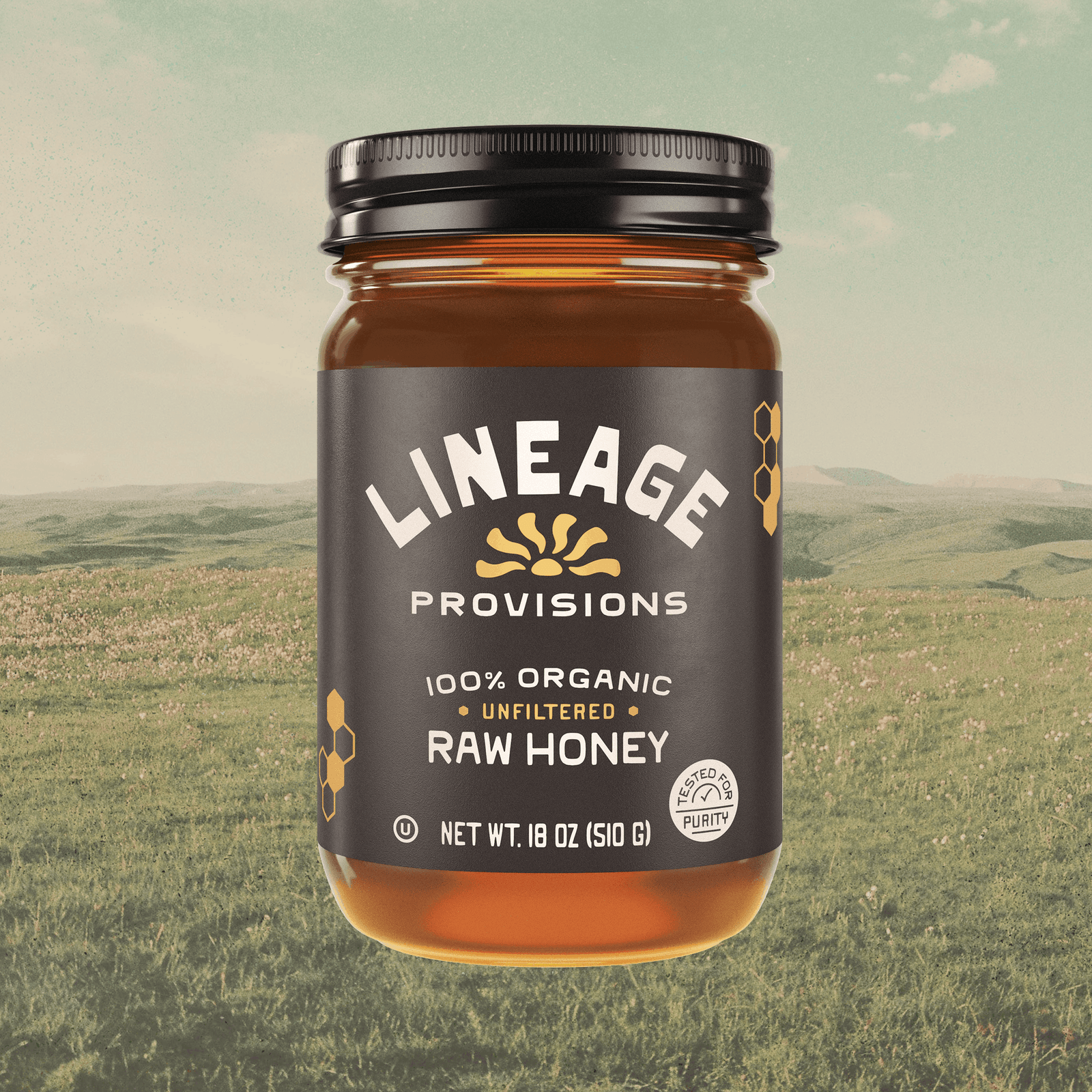 Lineage Raw Organic Honey - cover