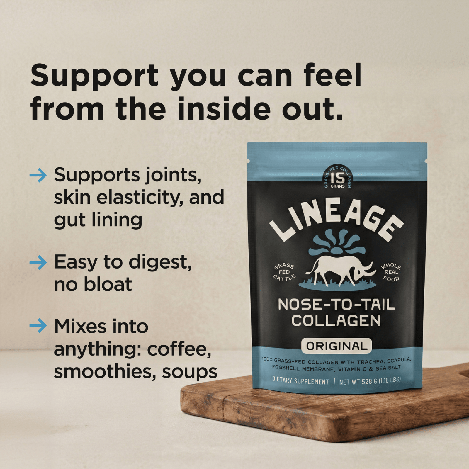 Nose-to-Tail Collagen - bakgrund