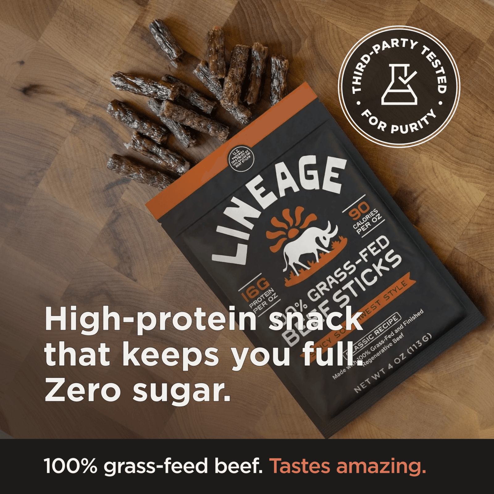 Ancestral Beef Sticks SS - näring