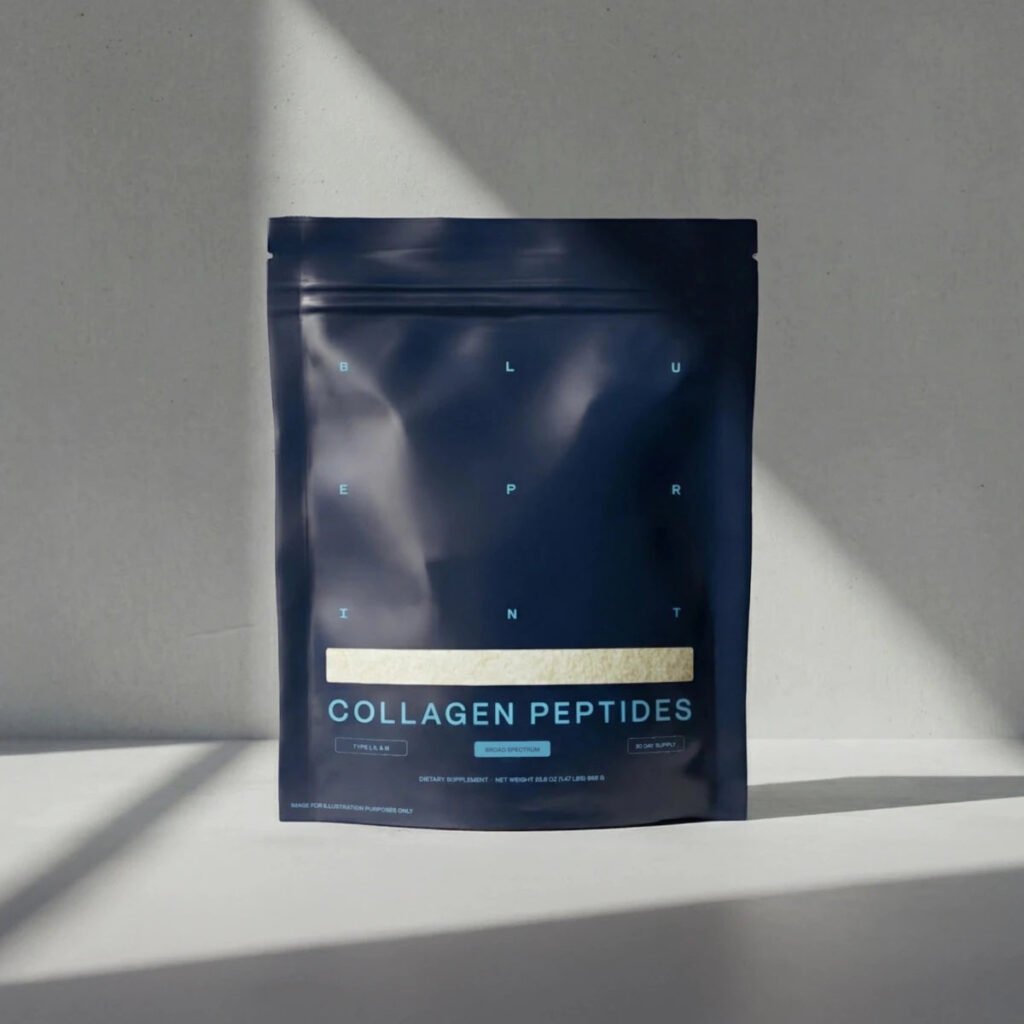Blueprint Kollagen – kollagenpeptider typ I och III, påse
