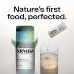 ARMRA Colostrum Travel Sticks Unflavored, förpackning baksida