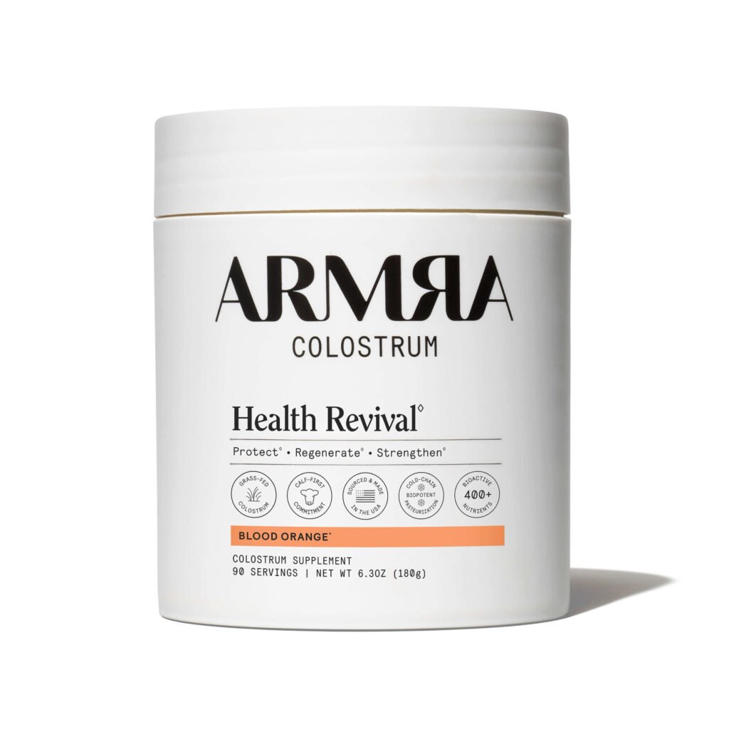 ARMRA Colostrum Blood Orange, burk
