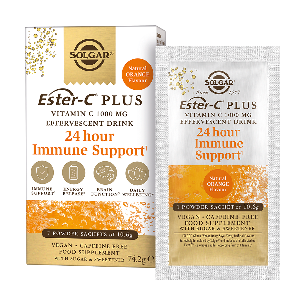 Solgar Ester-C Plus Effervescent 1000 mg, produktbild